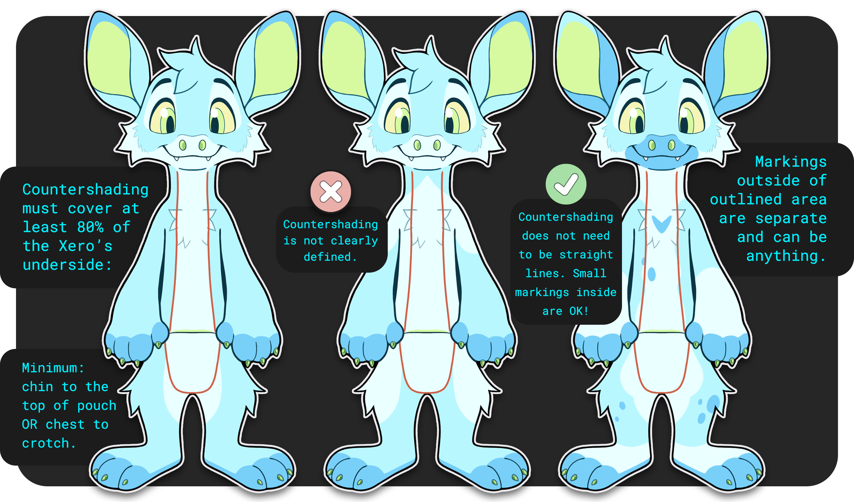 Xero Countershading Info